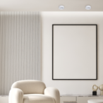 Įmontuojamas lemputės laikiklis Nusa Round White