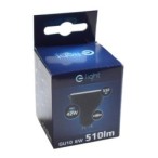 10x Juoda LED lemputė LED 6W GU10. Spalva: Neutrali balta