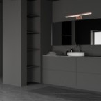 Sieninis šviestuvas SHINE ROSE GOLD 60cm 13,8W LED