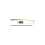 Sieninis šviestuvas SHINE BRASS 60cm 13,8W LED