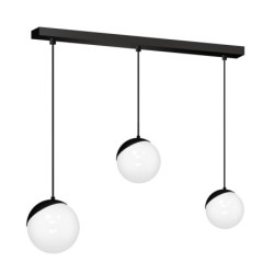 Pakabinamas šviestuvas SFERA BLACK 3xE14