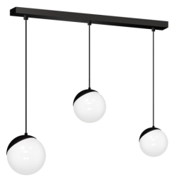 Pakabinamas šviestuvas SFERA BLACK 3xE14