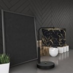 Stalinis šviestuvas SENSO Black/Gold 1xE27