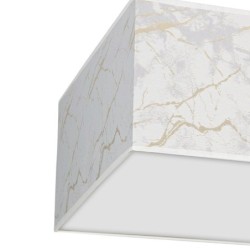 Lubinis šviestuvas SENSO White/Gold kwadrat 500mm 3xE27
