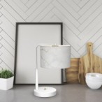 Stalinis šviestuvas SENSO White/Gold 1xE27