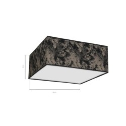Lubinis šviestuvas SATINO GOLD 3xE27 50cm
