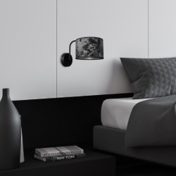 Sieninis šviestuvas SATINO SILVER 1xE27