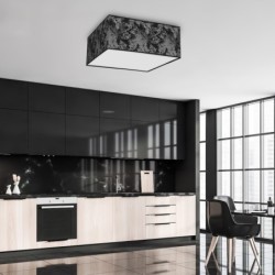 Lubinis šviestuvas SATINO SILVER 3xE27 50cm