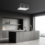Lubinis šviestuvas SATINO SILVER 3xE27 50cm