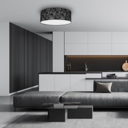 Lubinis šviestuvas SATINO SILVER 3xE27 50cm