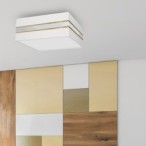 Lubinis šviestuvas Kwadrat ULTIMO WHITE 3xE27 50cm