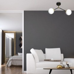 Lubinis šviestuvas JOY BLACK / GOLD 2xE14