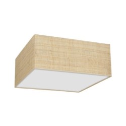 Lubinis šviestuvas MARSHALL WHITE / RATTAN 3xE27