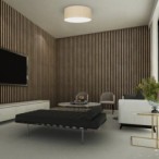 Lubinis šviestuvas MARSHALL WHITE / RATTAN 2xE27