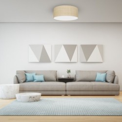 Lubinis šviestuvas MARSHALL WHITE / RATTAN 2xE27