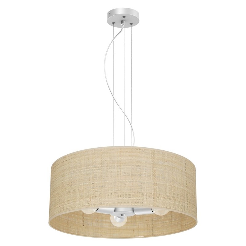 Pakabinamas šviestuvas MARSHALL WHITE / RATTAN 3xE27