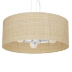 Pakabinamas šviestuvas MARSHALL WHITE / RATTAN 3xE27