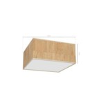 Lubinis šviestuvas CORK White/Cork 2xE27