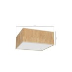 Lubinis šviestuvas CORK White/Cork 3xE27
