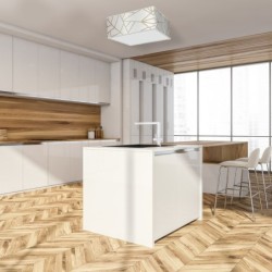 Lubinis šviestuvas ZIGGY WHITE White/Gold 3xE27