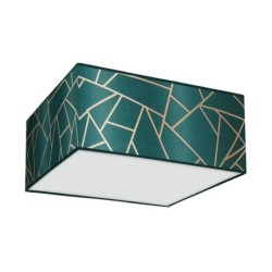 Lubinis šviestuvas ZIGGY GREEN Gold/Bottle green 2xE27