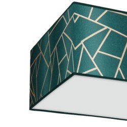 Lubinis šviestuvas ZIGGY GREEN Gold/Bottle green 2xE27