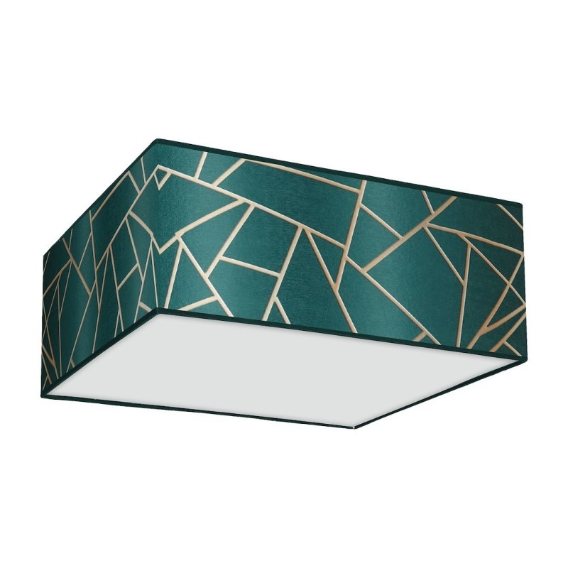 Lubinis šviestuvas ZIGGY GREEN Gold/Bottle green 3xE27
