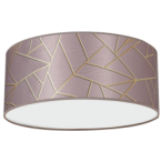 Lubinis šviestuvas ZIGGY PINK Gold/Pink 2xE27