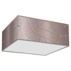 Lubinis šviestuvas ZIGGY PINK Gold/Pink 3xE27