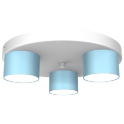 Lubinis šviestuvas DIXIE Blue/White 3xGX53