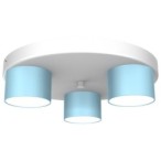 Lubinis šviestuvas DIXIE Blue/White 3xGX53