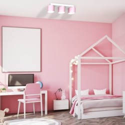 Lubinis šviestuvas DIXIE Pink/White  3xGX53