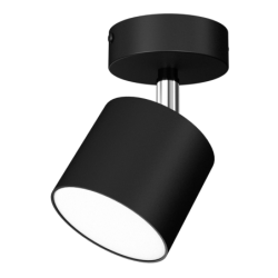 Sieninis šviestuvas DIXIE BLACK 1xGX53
