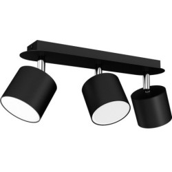 Lubinis šviestuvas DIXIE BLACK 3xGX53