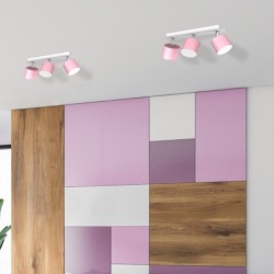 Lubinis šviestuvas DIXIE PINK 3xGX53