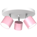 Lubinis šviestuvas DIXIE PINK 3xGX53