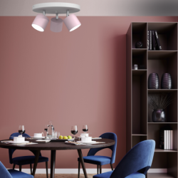 Lubinis šviestuvas DIXIE PINK 3xGX53