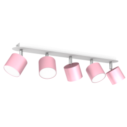 Lubinis šviestuvas DIXIE PINK 5xGX53