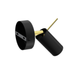 Sieninis šviestuvas PRESTON GOLD/BLACK 1x mini GU10