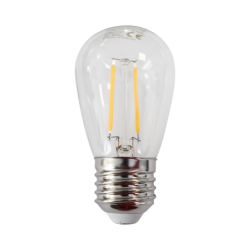 10x LED lemputė Filamentinė LED 1W ST45 E27 2700K