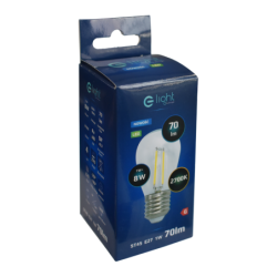 10x LED lemputė Filamentinė LED 1W ST45 E27 2700K