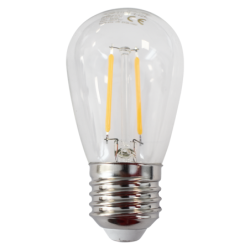 10x LED lemputė Filamentinė LED 1W ST45 E27 2700K