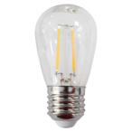10x LED lemputė Filamentinė LED 1W ST45 E27 2700K