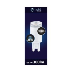 LED lemputė LED 3W G9 Ceramic Soczewka Spalva: Neutrali balta