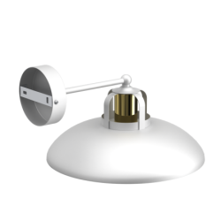 Sieninis šviestuvas FELIX WHITE/GOLD 1xE27
