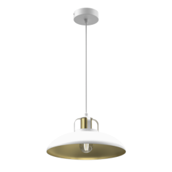 Pakabinamas šviestuvas FELIX WHITE/GOLD 1xE27