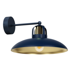 Sieninis šviestuvas FELIX NAVY BLUE/GOLD 1xE27