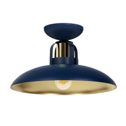Lubinis šviestuvas FELIX NAVY BLUE/GOLD 1xE27