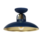 Lubinis šviestuvas FELIX NAVY BLUE/GOLD 1xE27