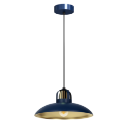 Pakabinamas šviestuvas FELIX NAVY BLUE/GOLD 1xE27